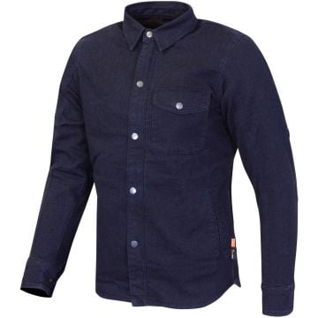 Merlin Porta D30 Canvas Dark Blue Single Layer Motorcycle Riding Shirt
