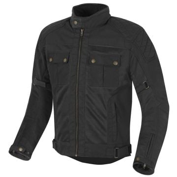 Merlin Shenstone Black Waxed Motorcycle Jacket