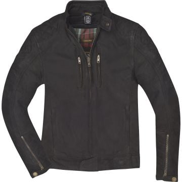 Merlin Stockton Brown Leather Motorcycle Jacket