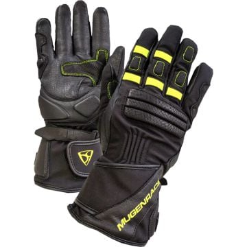 MUGENRACE Primo Winter Black Neon Yellow Gloves
