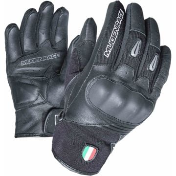 MUGENRACE Neo Short Black Gloves