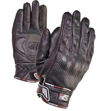 MUGENRACE Aeroflux Perforated Black Gloves