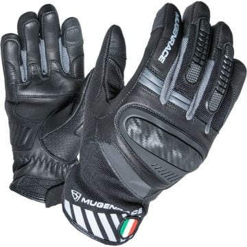 MUGENRACE Hai-Ko Black Grey Gloves