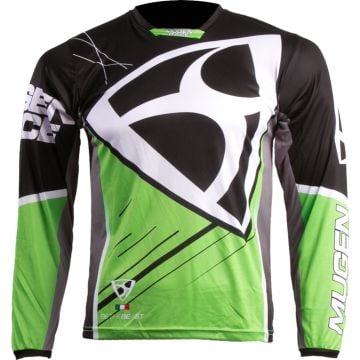 MUGENRACE Heet Black Green Motocross Jersey