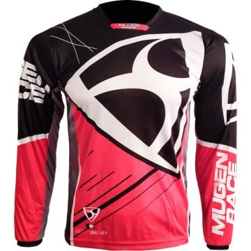 MUGENRACE Hemy Black Red Motocross Jersey
