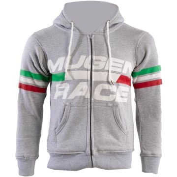 MUGENRACE Bigger Light Grey Zip Hoodie