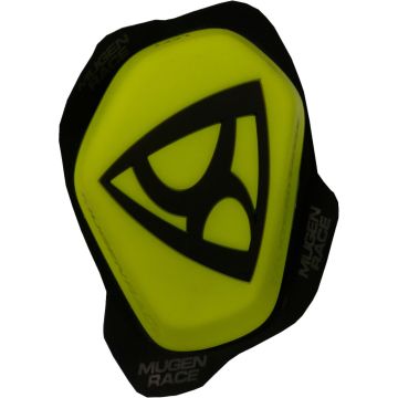 MUGENRACE S-MNR Black Fluo Yellow Knee Sliders