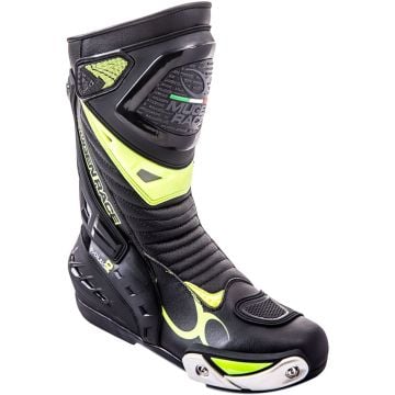 MUGENRACE Sphantom 2 Perforated Black Fluo Yellow Boots