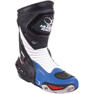 MUGENRACE Sphantom 2 Perforated Black White Blue Boots