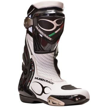 MUGENRACE Sphantom 3 Perforated Black White Boots