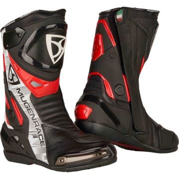 MUGENRACE Sphantom Plus Perforated Black Red White Boots
