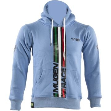 MUGENRACE Stripe Light Blue Hoodie