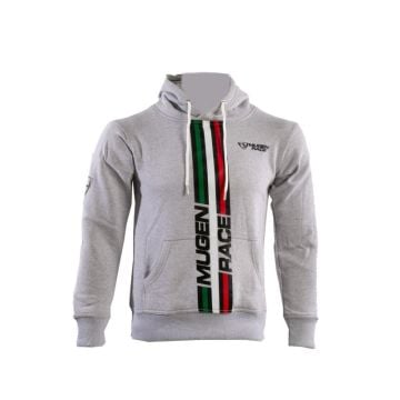 MUGENRACE Stripe Light Grey Hoodie