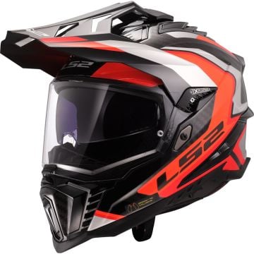 LS2 MX701 Explorer C Frontier II Orange 06 Adventure Helmet