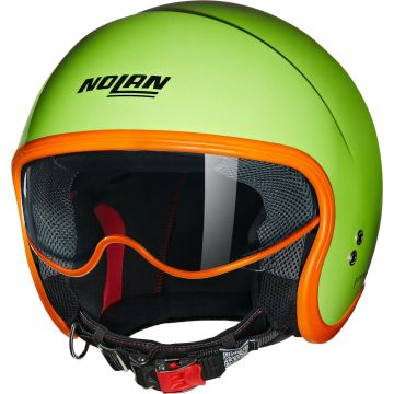 Nolan N21 06 Ocio 344 Pulse Green Orange Glossy Jet Helmet