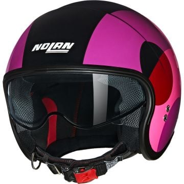 Nolan N21 06 Bicromo 346 Black Viola Red Glossy Jet Helmet