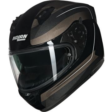 Nolan N60-6 Ermetico 344 Black Stone Glossy Full Face Helmet