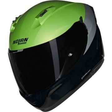 Nolan N60-6 Verniciatura Speciale 341 Black Pulse Green Gray Glossy Full Face Helmet