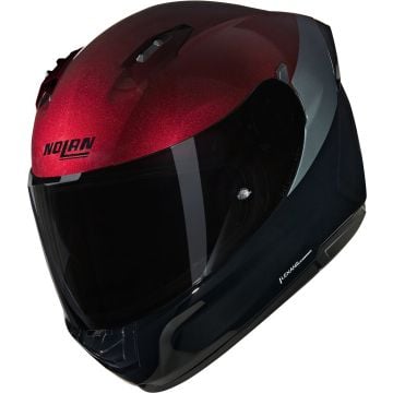Nolan N60-6 Verniciatura Speciale 343 Black Visceral Red Gray Glossy Full Face Helmet