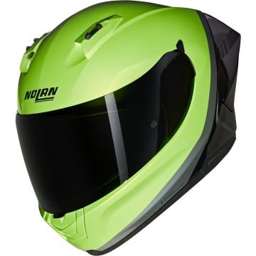 Nolan N60-6 Sport Verniciatura Speciale 348 Pulse Green Black Gray Glossy Full Face Helmet