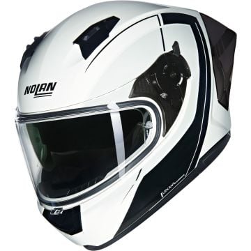 Nolan N60-6 Sport Mesmerico 341 White Black Metal Full Face Helmet