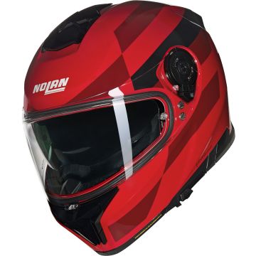 Nolan N80-8 Alfiere 346 Red Black Glossy Full Face Helmet