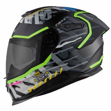 Nexx Y.100R Urbangram Black Matt Full Face Helmet