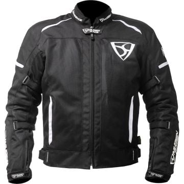 MUGENRACE Fuggire-A Black White Textile Jacket