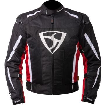 MUGENRACE Diavolo-1 Black Red White Waterproof Textile Jacket