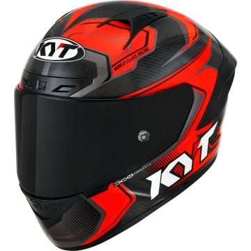 KYT NZ Race Carbon Competition Red Full Face Helmet