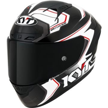 KYT NZ Race Carbon Competition White Full Face Helmet