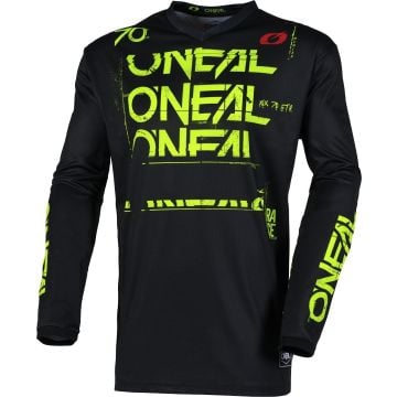 O'NEAL Element Static Black Neon Yellow Motocross Jersey