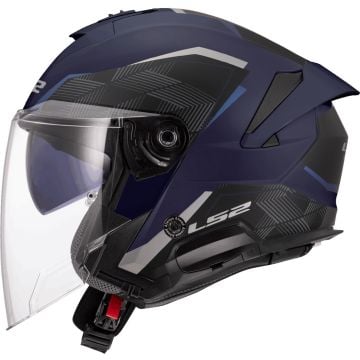LS2 OF618 Verso II Air Navy Blue Jet Helmet