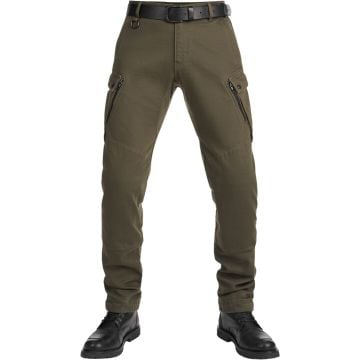 Pando Moto Mark AAA Cargo Olive Motorcycle Jeans
