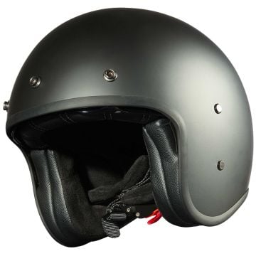 Peroz Filus Matt Black Jet Helmet