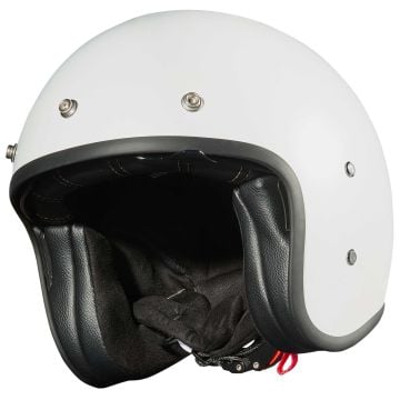 Peroz Filus White Metallic Jet Helmet