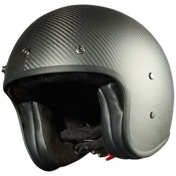 Peroz Filus Carbon Matt Carbon Jet Helmet