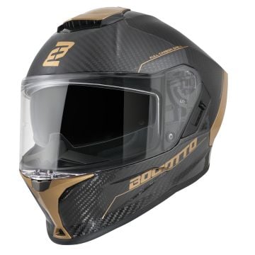 Bogotto Phantom Carbon Schwarz Gold Integralhelm