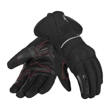SECA Polar II Mujer Guantes Negro Rojo