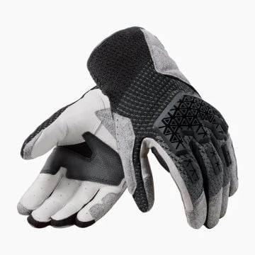 REV'IT! Offtrack 2 Schwarz Silber Handschuhe