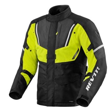 REV'IT! Move H2O Jacket Black Neon Yellow   