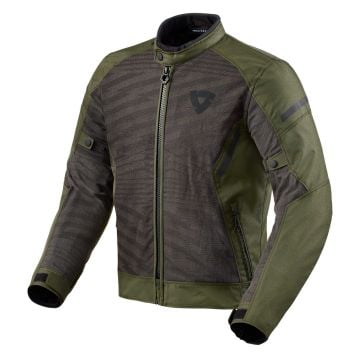 REV'IT! Torque 2 H2O Jacket Black Dark Green   