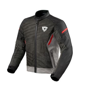 REV'IT! Torque 2 H2O Jacket Grey Red