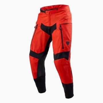 REV'IT! Peninsula Trousers Red Motorcycle Pants