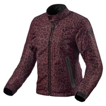 REV'IT! Shade H2O Jacket Lady Leopard Red   