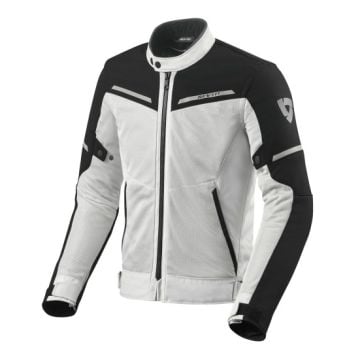 REV'IT! Airwave 3 Silber Schwarz CE Jacke