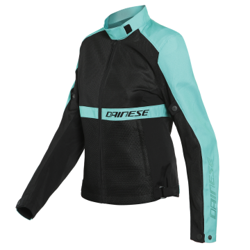 Dainese Ribelle Air Tex Jacket Lady Black Aqua Green   