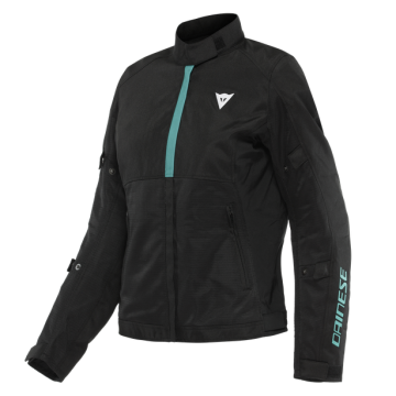 Dainese Risoluta Air Tex Jacket Lady Black Aqua Green   