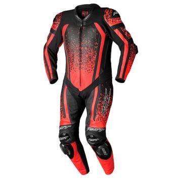 RST Pro Series Evo Airbag One Piece Suit Fluo Red Black Fluo Red 