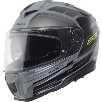 Schuberth S3 Apex Grey Yellow Full Face Helmet